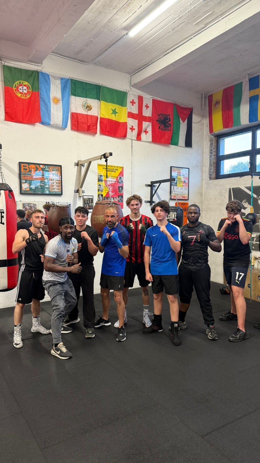 Entraînement de boxe